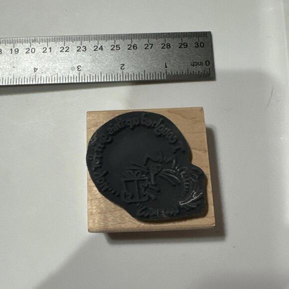 Stampendous Fluffles The Cat FURBALL FLUFFLES RARE RETIRED - Picture 2 of 2